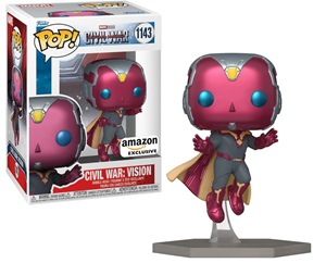 اسباب بازی اکشن فیگور اسپشیال 9 سانتی فانکو پاپ ویژن مدل Funko POP - Marvel - Civil War Captain America - Vision - Bobble Head - Exclusive _اسباب بازی اکشن فیگور